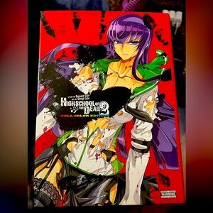 High school of the dead, two hardback fully covered graphic novel